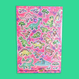Turtle's Soup Sticker Sheet - Dinosaurs