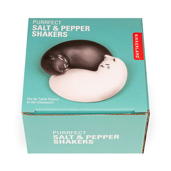Kikkerland Purrfect Salt & Pepper Shakers