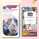 Viviva Colors Colorsheets Watercolour Set - Original 16 Colours