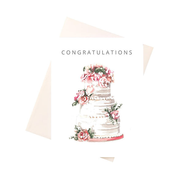 Niki Kingsmill Greeting Card - Wedding Cake