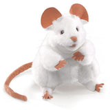 Folkmanis Hand Puppet - White Mouse