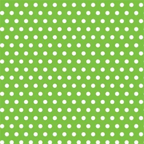 Amscan Jumbo Gift Wrapping Paper Roll - Lime/ White Polka Dot