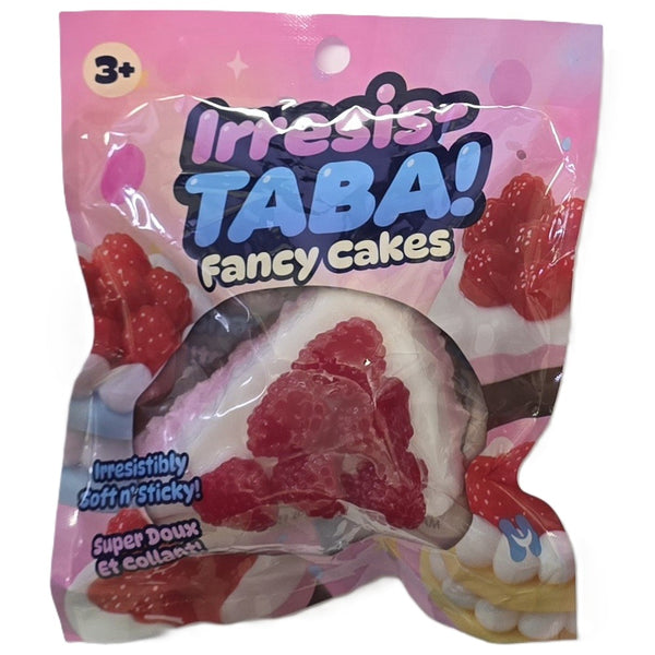 Irresis-Taba Sensory Fancy Cake Slice Toy Soft & Sticky Fidget Fun