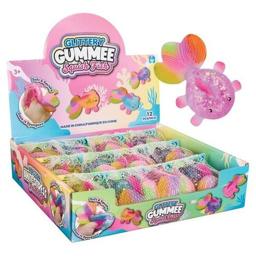 Zibbers Gummee Glitter Squish Fish