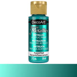 Decoart Dazzling Metallics Acrylic Paints 2oz PEACOCK PEARL