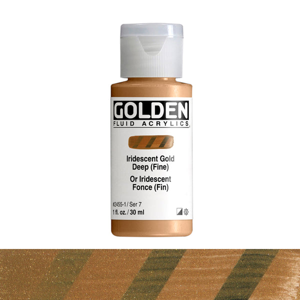 Golden Artist Colors Fluid Acrylic: 1oz Iridescent Pearl Fine - Wet Paint  Artists' Materials and Framing