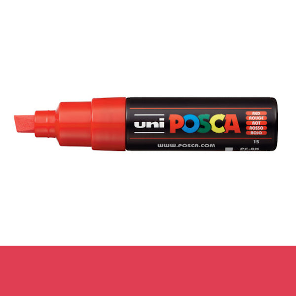 Posca Paint Markers 8mm Broad Chisel PC-8K