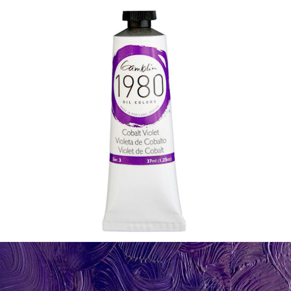 Gamblin 1980 Oil Colours 37ml Tubes S3 COBALT VIOLET