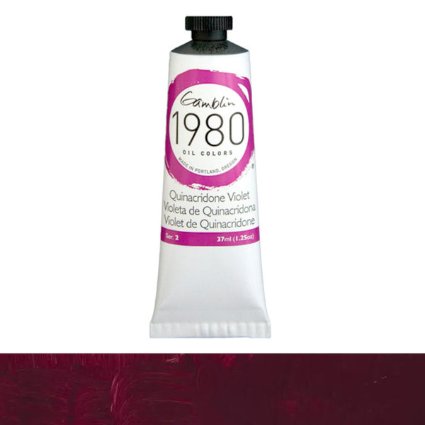 Gamblin 1980 Oil Colours 37ml Tubes S2 QUIN VIOLET