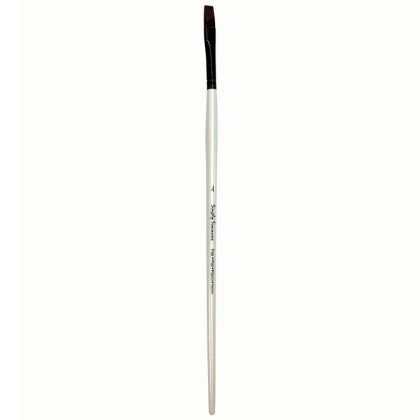 Simply Simmons Brushes - Long Handled Synthetic Flat