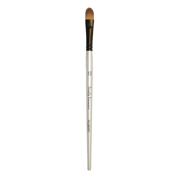 Simply Simmons Brushes - Short Handled Synthetic Filbert