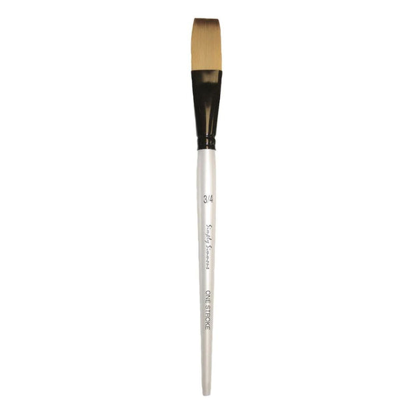 Simply Simmons Brushes - Short Handle Synthetic 1-Stroke