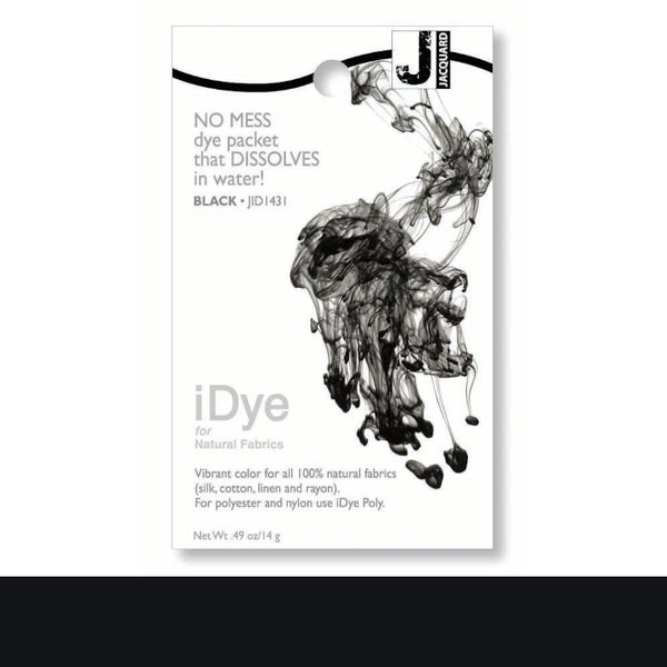Jacquard 100% Natural Fabric iDye BLACK