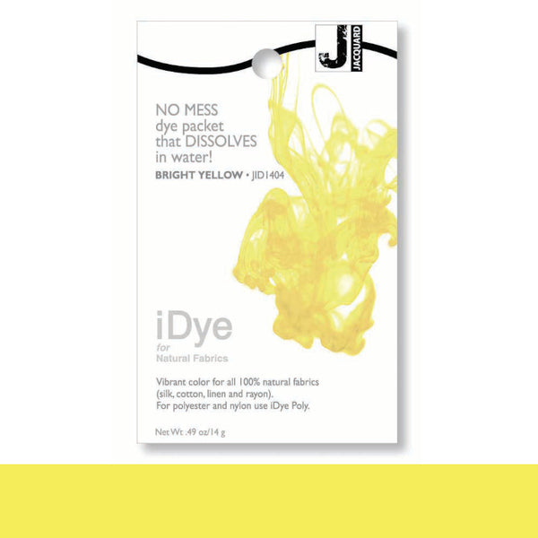 Jacquard 100% Natural Fabric iDye BRIGHT YELLOW