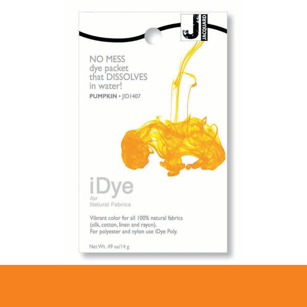 Jacquard 100% Natural Fabric iDye PUMPKIN