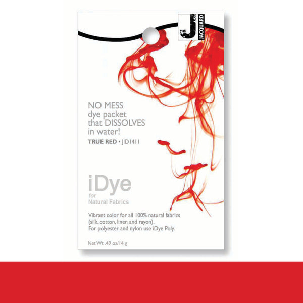 Jacquard 100% Natural Fabric iDye TRUE RED