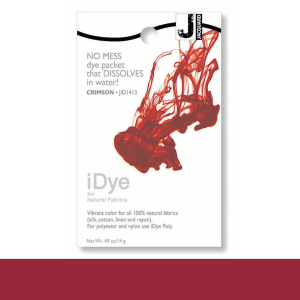 Jacquard 100% Natural Fabric iDye CRIMSON