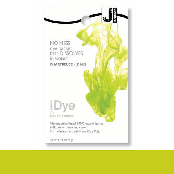 Jacquard 100% Natural Fabric iDye CHARTREUSE