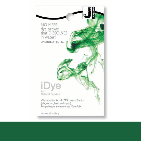 Jacquard 100% Natural Fabric iDye EMERALD