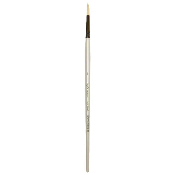 Simply Simmons Brushes - Long Handled Bristle Round