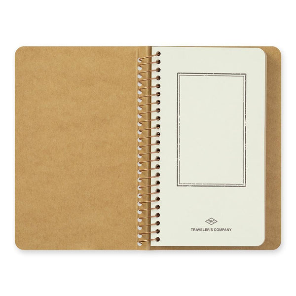 Traveler's Company A6 Slim Spiral Notebook - Kraft