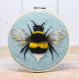 Crafty Kit Co. Needle Felting Kit - Bee in a Hoop