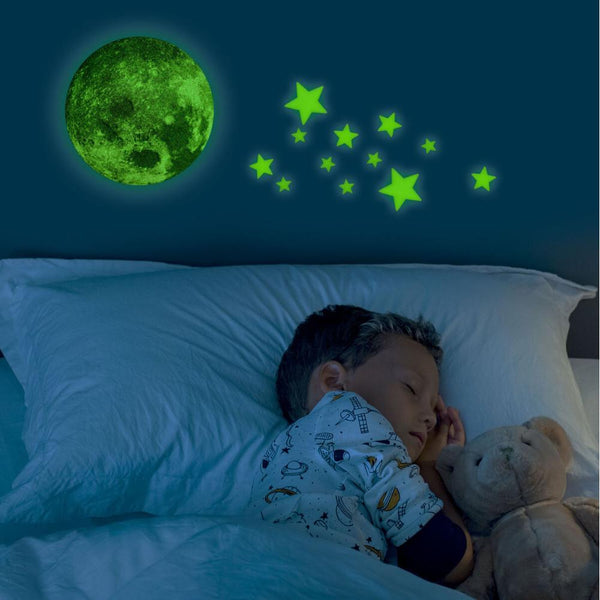 Legami Super Moon Adhesive Glow-In-The-Dark Moon