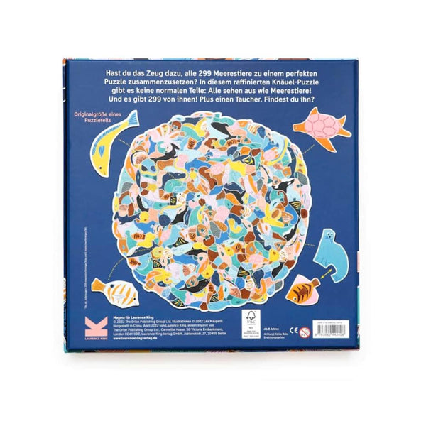 Laurence King 300pc Cluster Puzzle - 299 Fish & A Diver