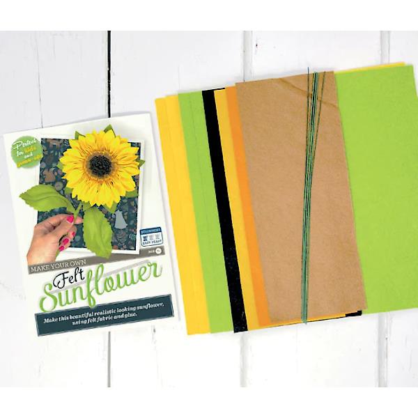 Crafty Kit Co. Felt Flower Kit - Sunflower