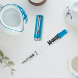 TWSBI Eco Cerulean Blue Fountain Pen, Medium