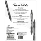 Paper Mate Profile Retractable Gel Pens 0.7mm Medium Point 8pk