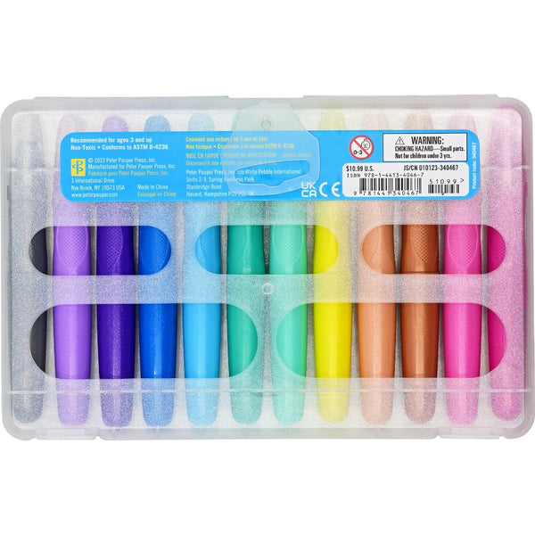 Peter Pauper Press Studio Jr. Shimmer Gel Crayons 12pk