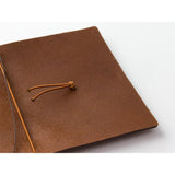 Traveler's Company Leather Journal, Passport Size - Camel