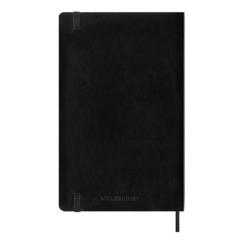 Moleskine Large Plain Softcover Notebook - Black