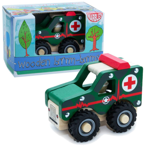 House of Marbles Wood Brrm Brrms Emergency Vehicles - Assorted