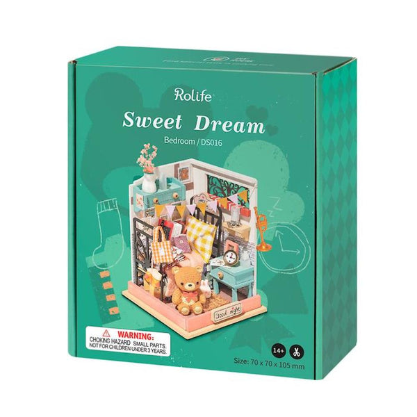Robotime DIY Mini Model Kit - Sweet Dream (Bedroom)