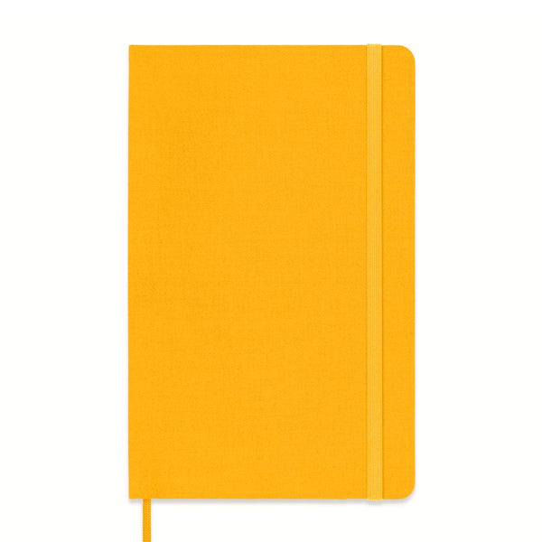 Moleskine Large Ruled Hardcover Notebook - Orange Yellow