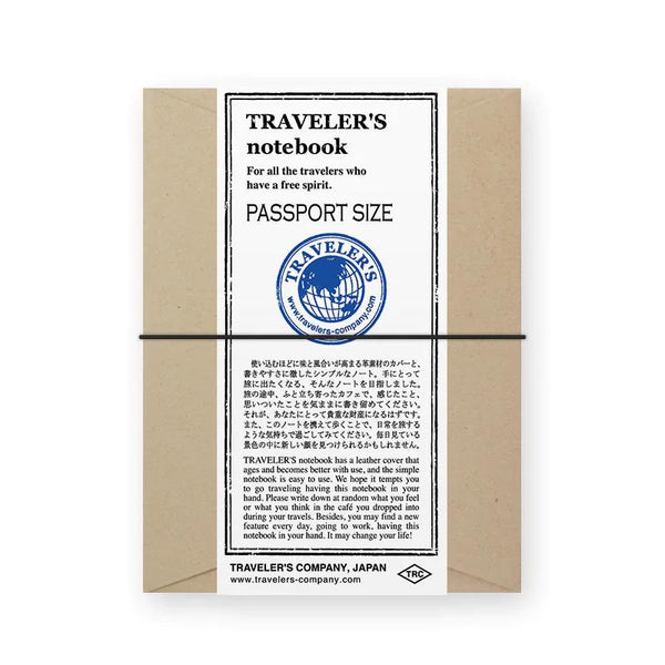 Traveler's Company Leather Passport Journal - Black