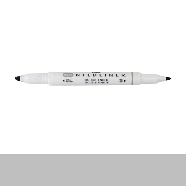 Zebra Mildliner Double-Ended Highlighters GREY