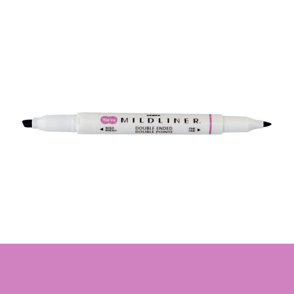 Zebra Mildliner Double-Ended Highlighters MAGENTA