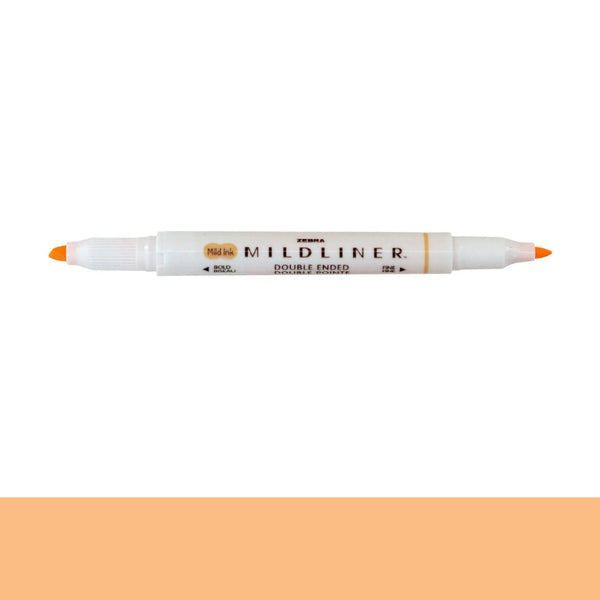 Zebra Mildliner Double-Ended Highlighters ORANGE