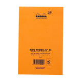 Midoco.ca: Rhodia #14 Grid Notepad - Orange