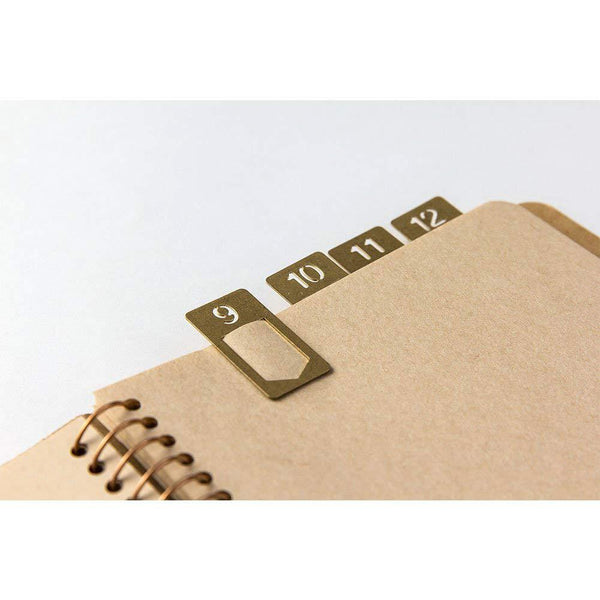 Traveler's Company Brass Page Markers