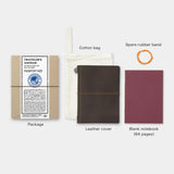 Traveler's Company Leather Passport Journal - Brown