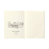 Traveler's Company Passport Refill - Blank Cream Paper Notebook