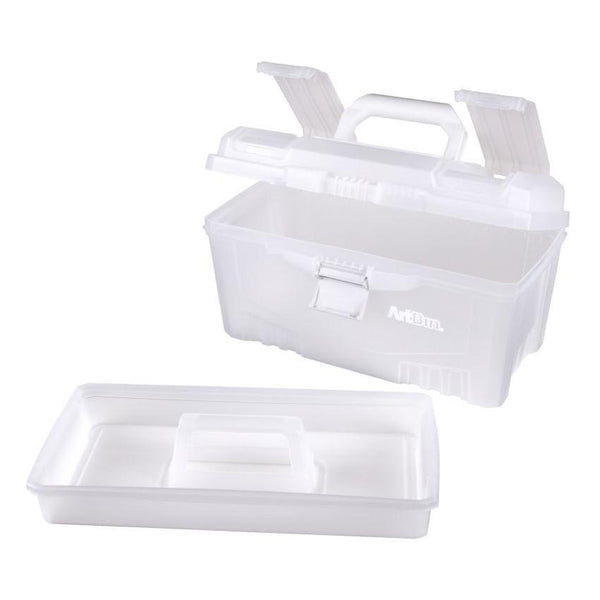ArtBin Twin Top Storage Box with Lift-Out Tray 17"x8.5"