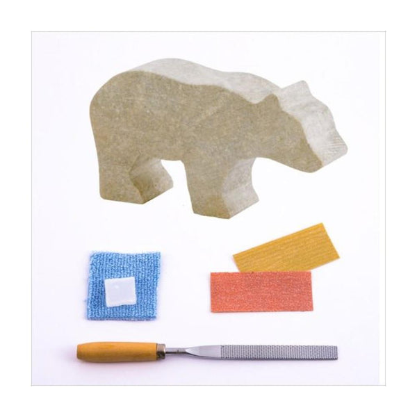 Studiostone Creative Soapstone Carving Kit - Bear