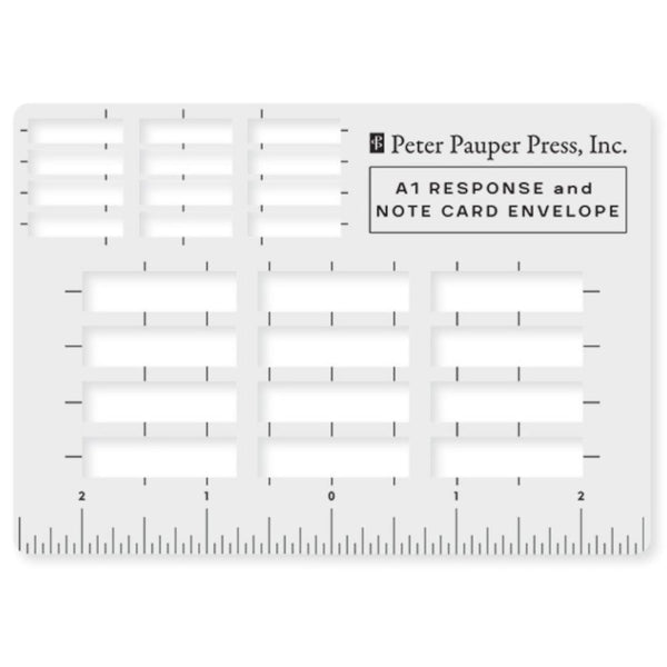 Peter Pauper Press Envelope Addressing Guides Set of 4