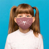 Weddingstar 3-Ply Kid's Reusable Face Mask - Pink Kitty