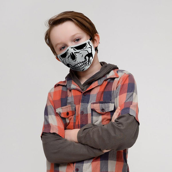 Weddingstar 3-Ply Kid's Reusable Face Mask - Skull